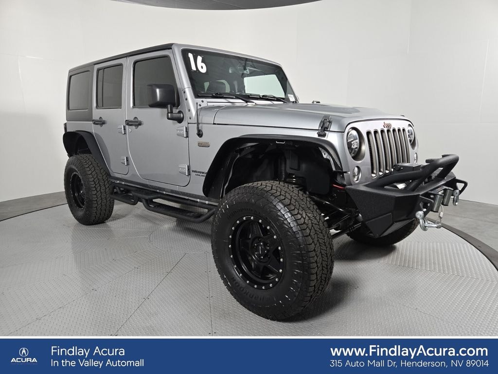 Used 2016 Jeep Wrangler JK Unlimited Sahara 4x4 SUV