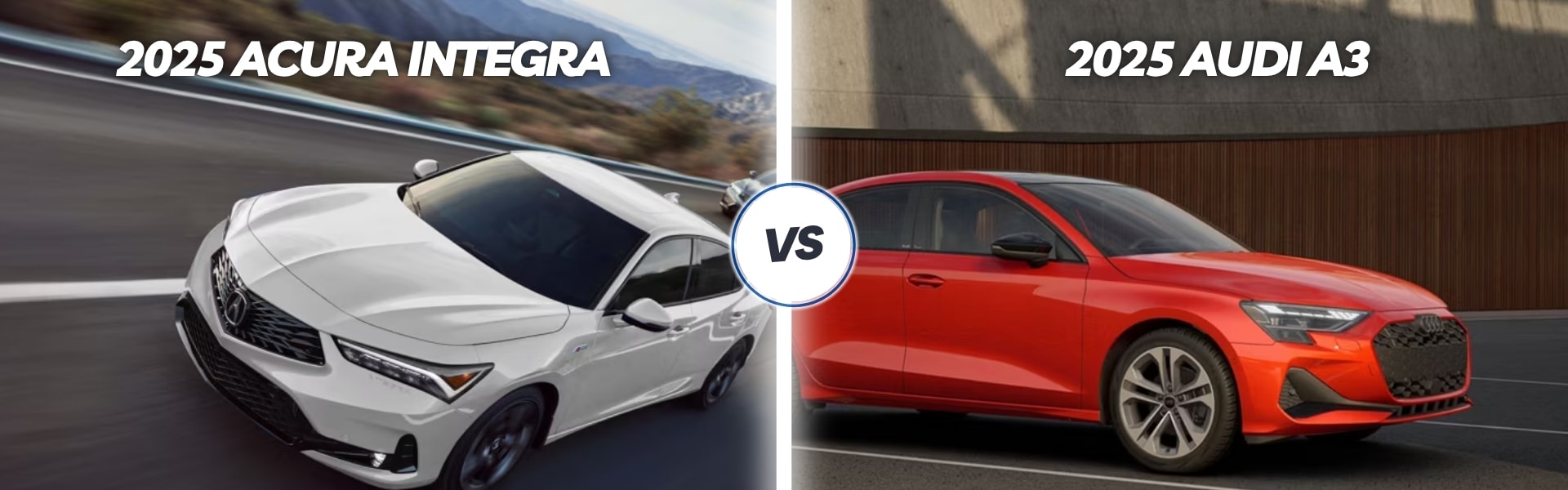 2025 Acura Integra vs 2025 Audi A3