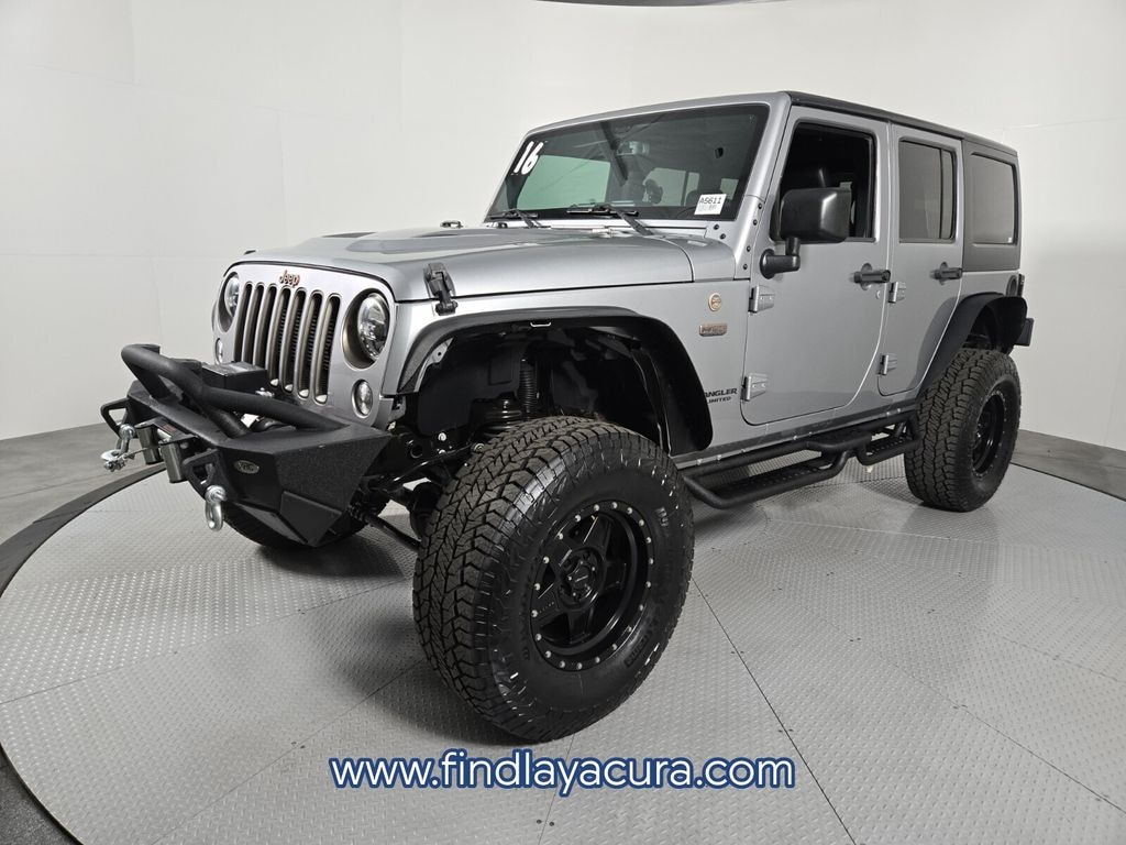 Used 2016 Jeep Wrangler JK Unlimited Sahara 4x4 SUV