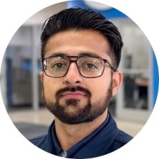 Staff member Hamza Zafar from ID_a7db68
