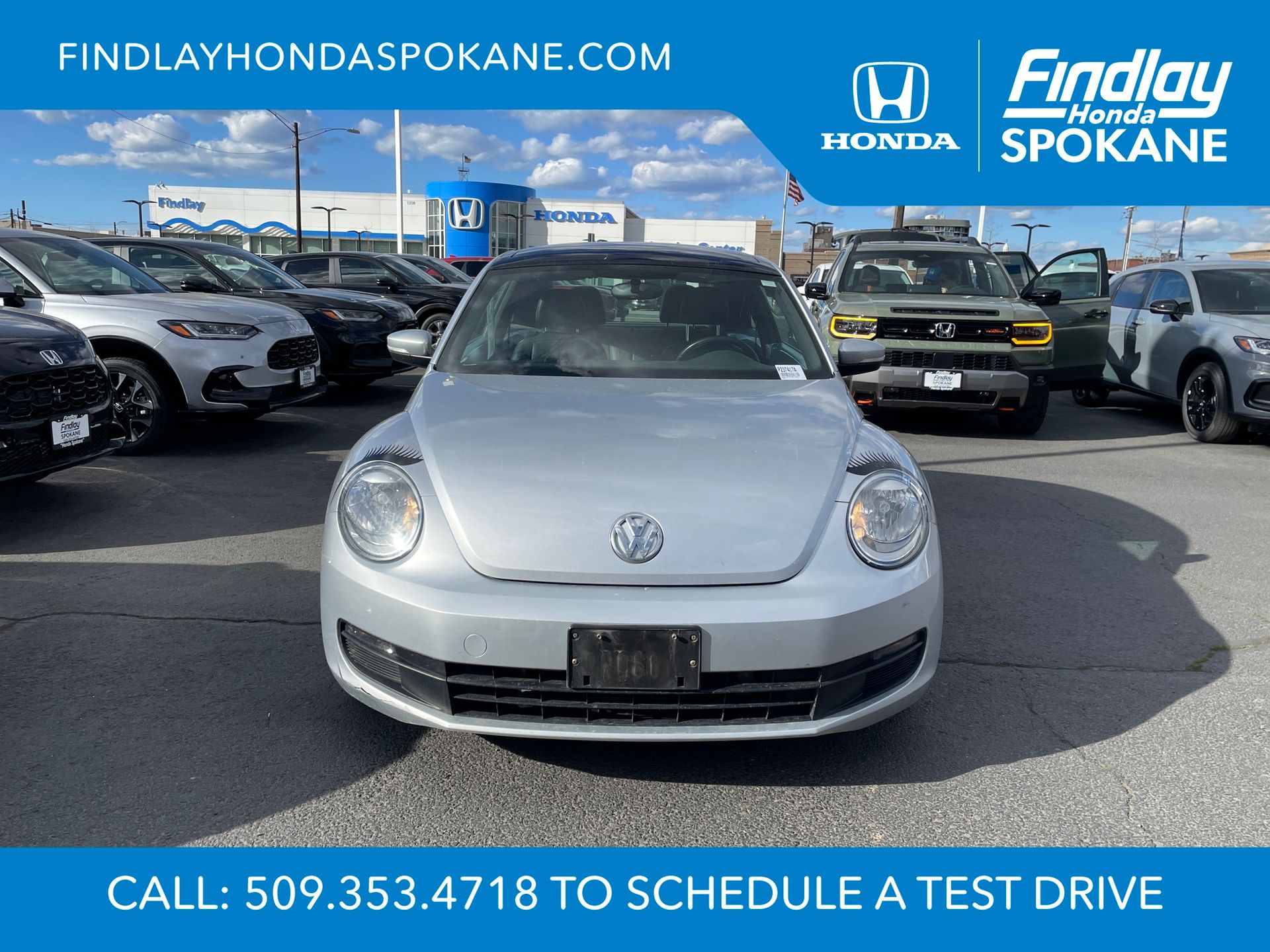 Used 2015 Volkswagen Beetle 1.8 with VIN 3VWJ17AT4FM637575 for sale in Spokane, WA