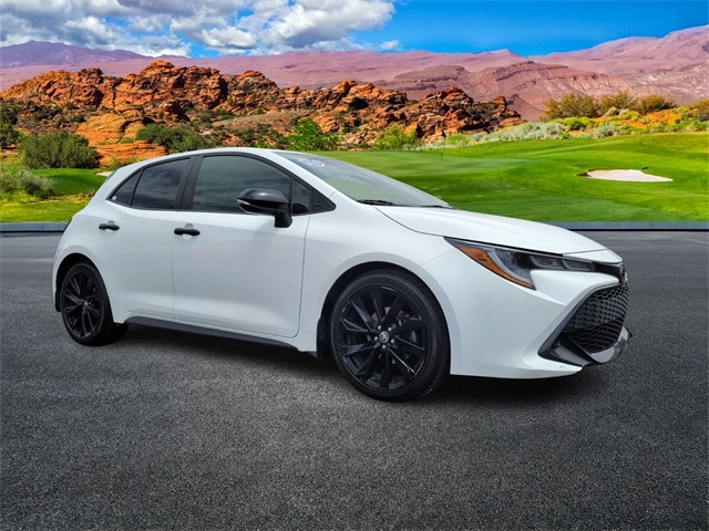 Used 2021 Toyota Corolla Hatchback Nightshade with VIN JTND4MBE1M3142296 for sale in Saint George, UT
