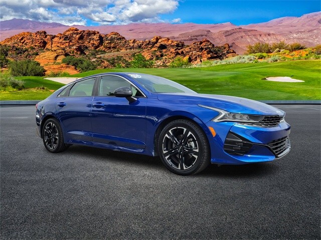 Certified 2022 Kia K5 GT-Line with VIN 5XXG64J28NG088094 for sale in Saint George, UT