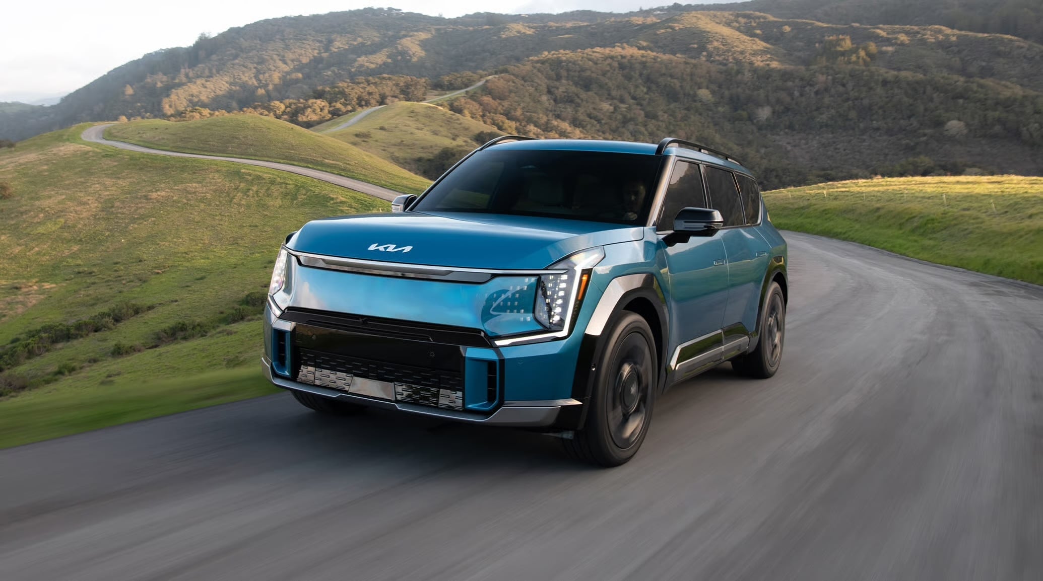 2026 Kia EV9 on the road