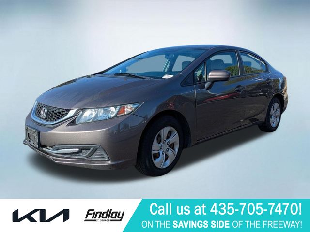 Used 2014 Honda Civic LX with VIN 19XFB2F59EE263735 for sale in St. George, UT