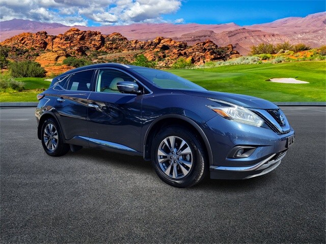 Used 2015 Nissan Murano SL with VIN 5N1AZ2MG7FN276566 for sale in St. George, UT