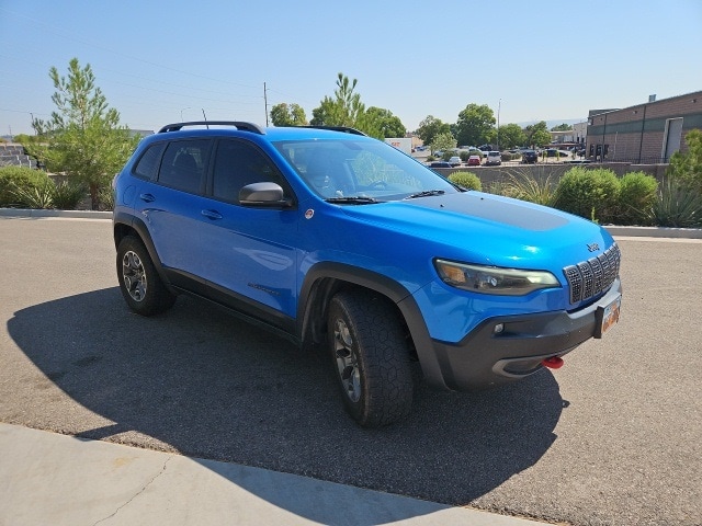 Used 2020 Jeep Cherokee Trailhawk with VIN 1C4PJMBX0LD527756 for sale in St. George, UT