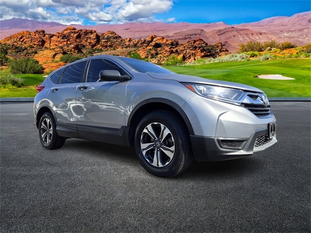 Used 2018 Honda CR-V LX with VIN 2HKRW6H35JH212680 for sale in Saint George, UT