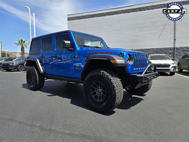 Used 2021 Jeep Wrangler Unlimited Rubicon with VIN 1C4HJXFN2MW792926 for sale in Saint George, UT