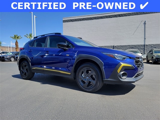 Certified 2024 Subaru Crosstrek Sport with VIN 4S4GUHF6XR3779203 for sale in Saint George, UT