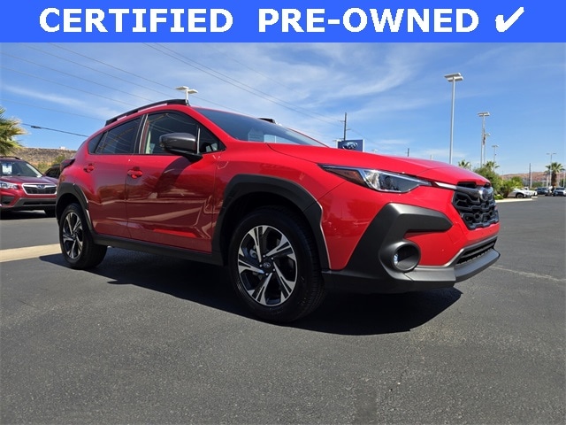 Certified 2024 Subaru Crosstrek Premium with VIN JF2GUADC2R8345981 for sale in Saint George, UT