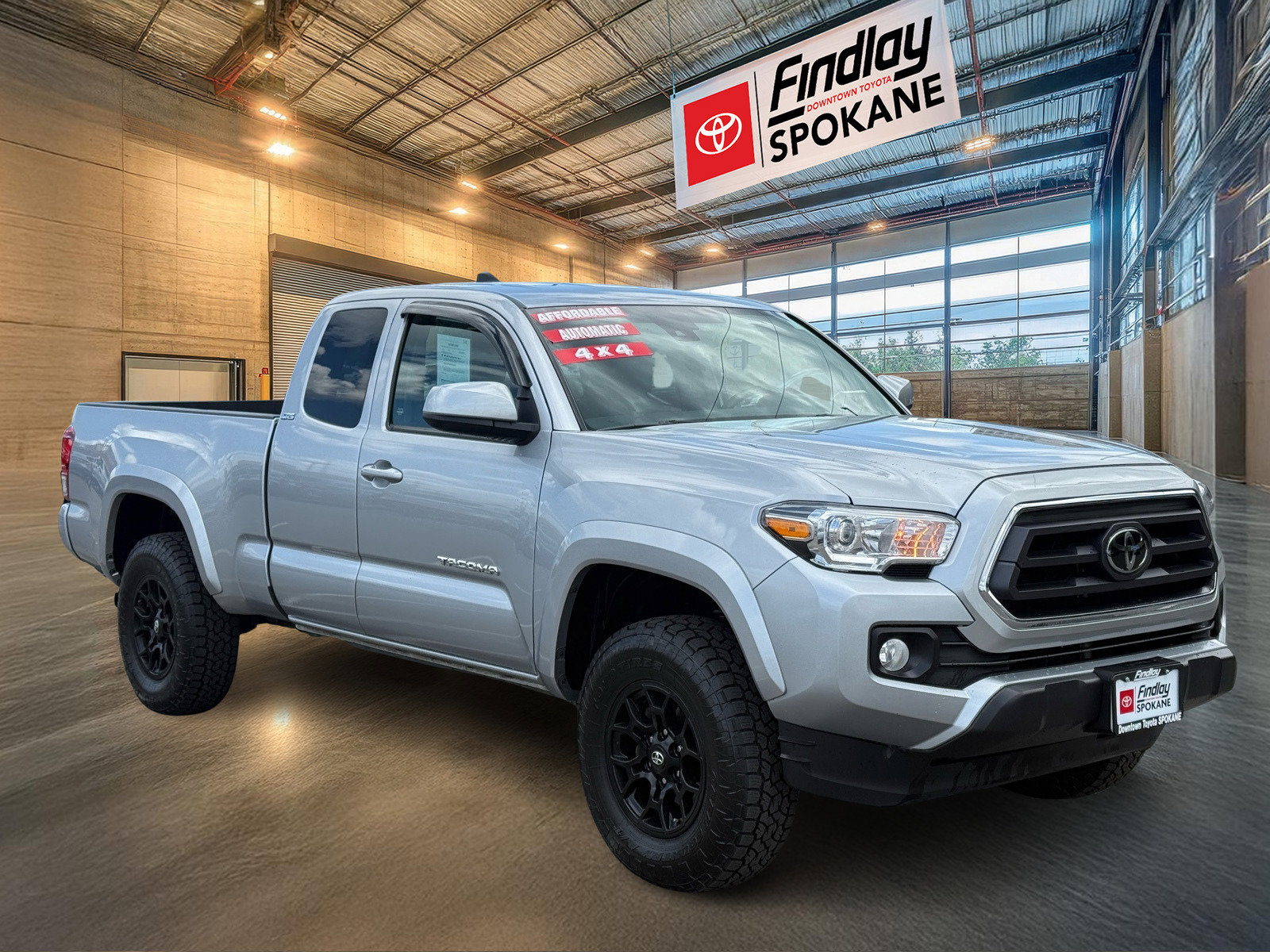 Certified 2022 Toyota Tacoma SR5 with VIN 3TYSZ5AN9NT095446 for sale in Spokane, WA