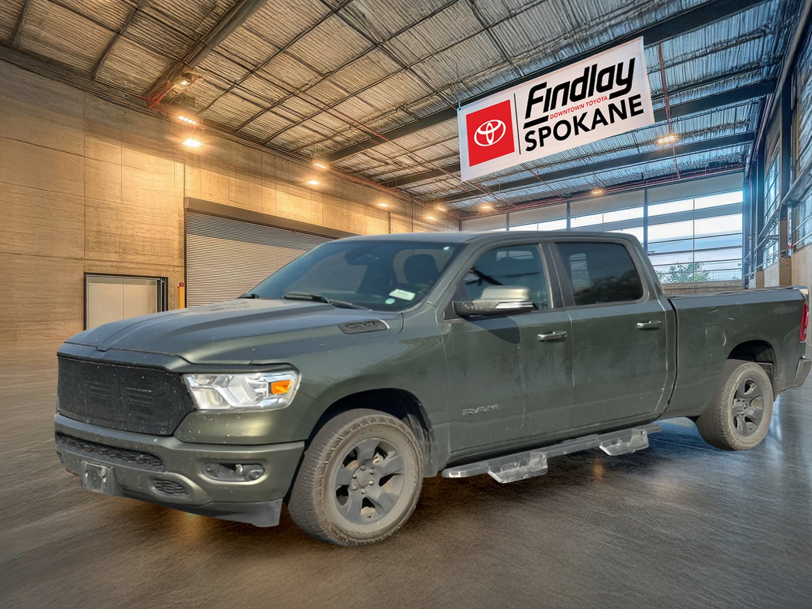 bargain pre-auction vehicles 2020 Ram 1500 Big Horn/Lone Star Truck Crew Cab 1C6SRFMT9LN342079 for sale near you in Spokane, WA