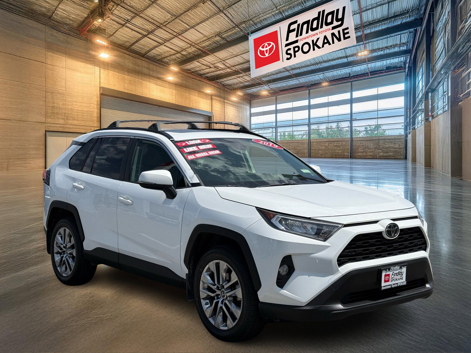 Certified 2019 Toyota RAV4 XLE Premium with VIN JTMA1RFV7KJ018050 for sale in Spokane, WA