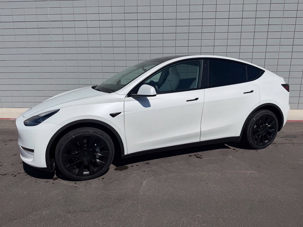 Used 2023 Tesla Model Y Long Range with VIN 7SAYGDEE6PA129981 for sale in Las Vegas, NV