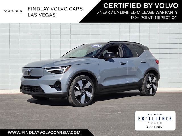 Featured Used 2023 Volvo XC40 Recharge Pure Electric Ultimate SUV for sale in Las Vegas, NV