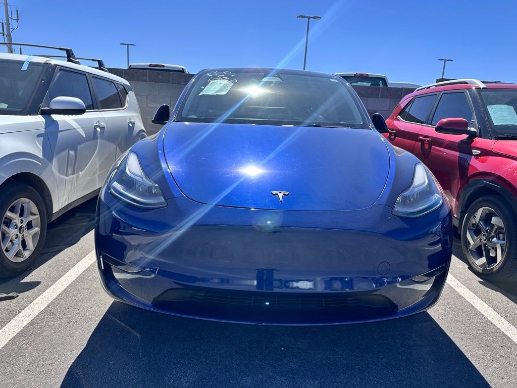 Used 2023 Tesla Model Y Long Range with VIN 7SAYGDEE8PF639882 for sale in Las Vegas, NV