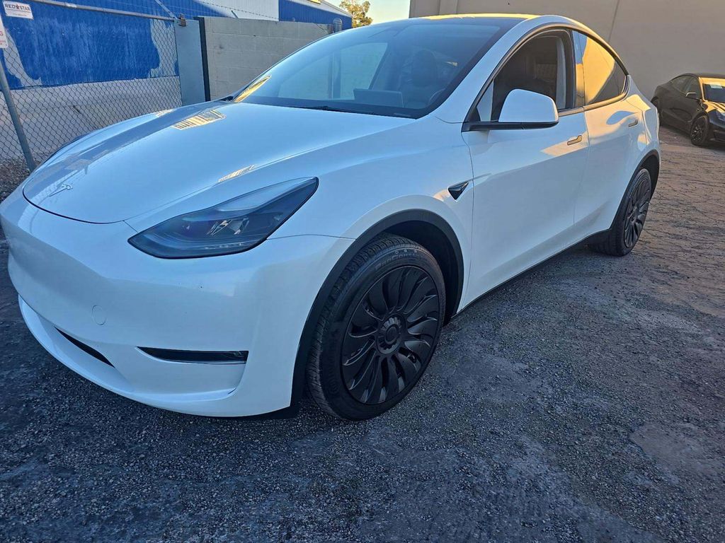 Used 2023 Tesla Model Y Long Range with VIN 7SAYGDEE7PF742405 for sale in Las Vegas, NV