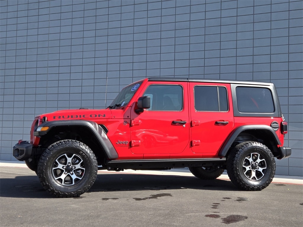 Used 2022 Jeep Wrangler Unlimited Rubicon with VIN 1C4HJXFG3NW190717 for sale in Las Vegas, NV