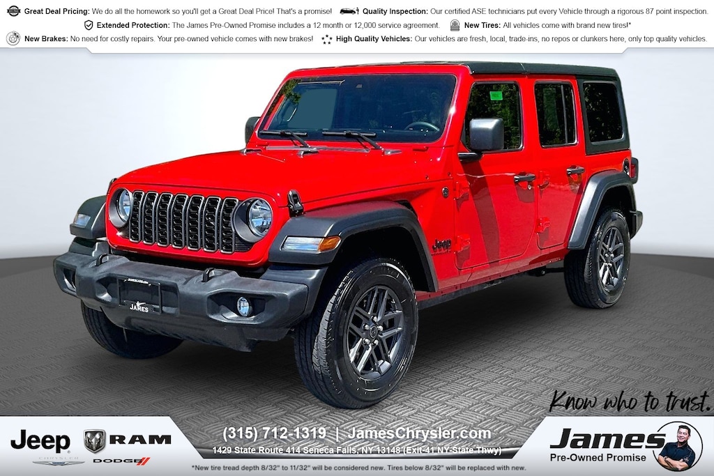 Used 2024 Jeep Wrangler Sport SUV