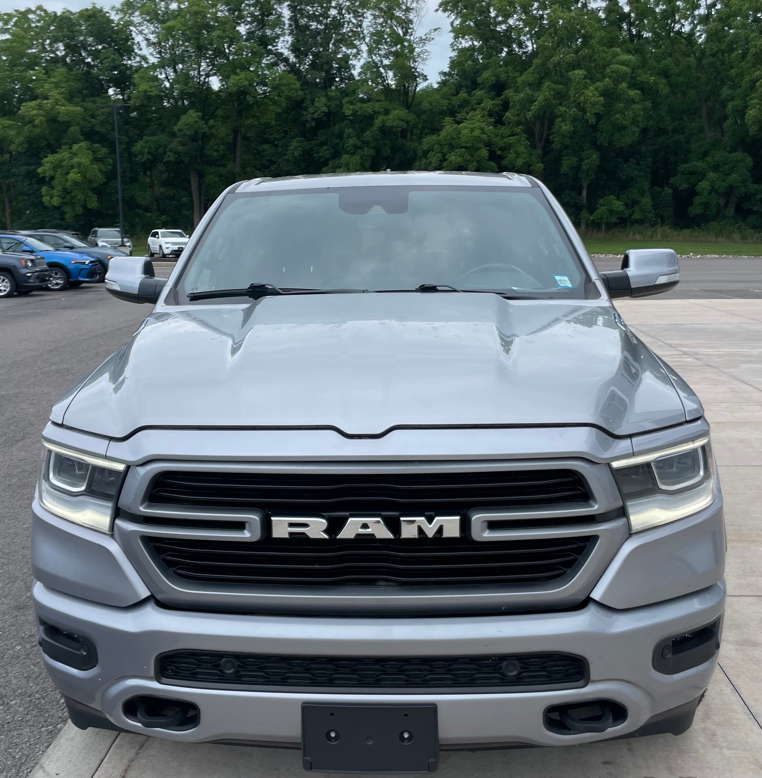 Used 2021 RAM Ram 1500 Pickup Laramie with VIN 1C6SRFJT7MN655895 for sale in Seneca Falls, NY