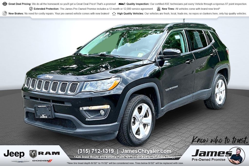 Used 2019 Jeep Compass Latitude 4x4 SUV