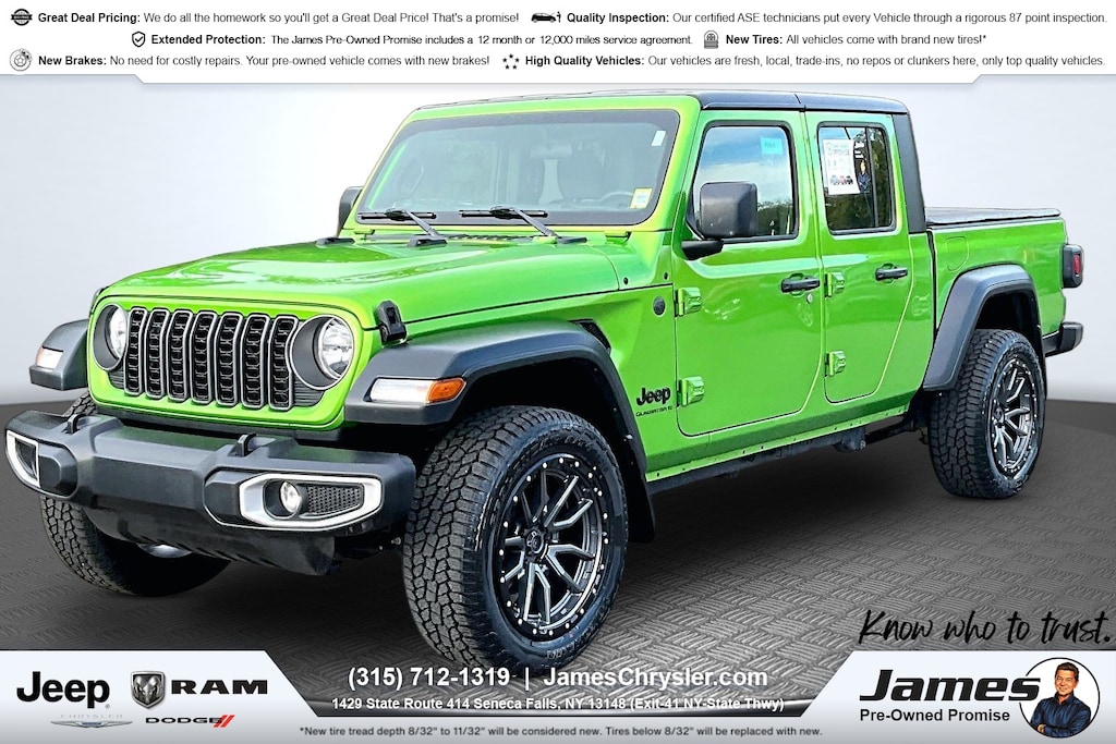 Used 2025 Jeep Gladiator Sport Truck Crew Cab