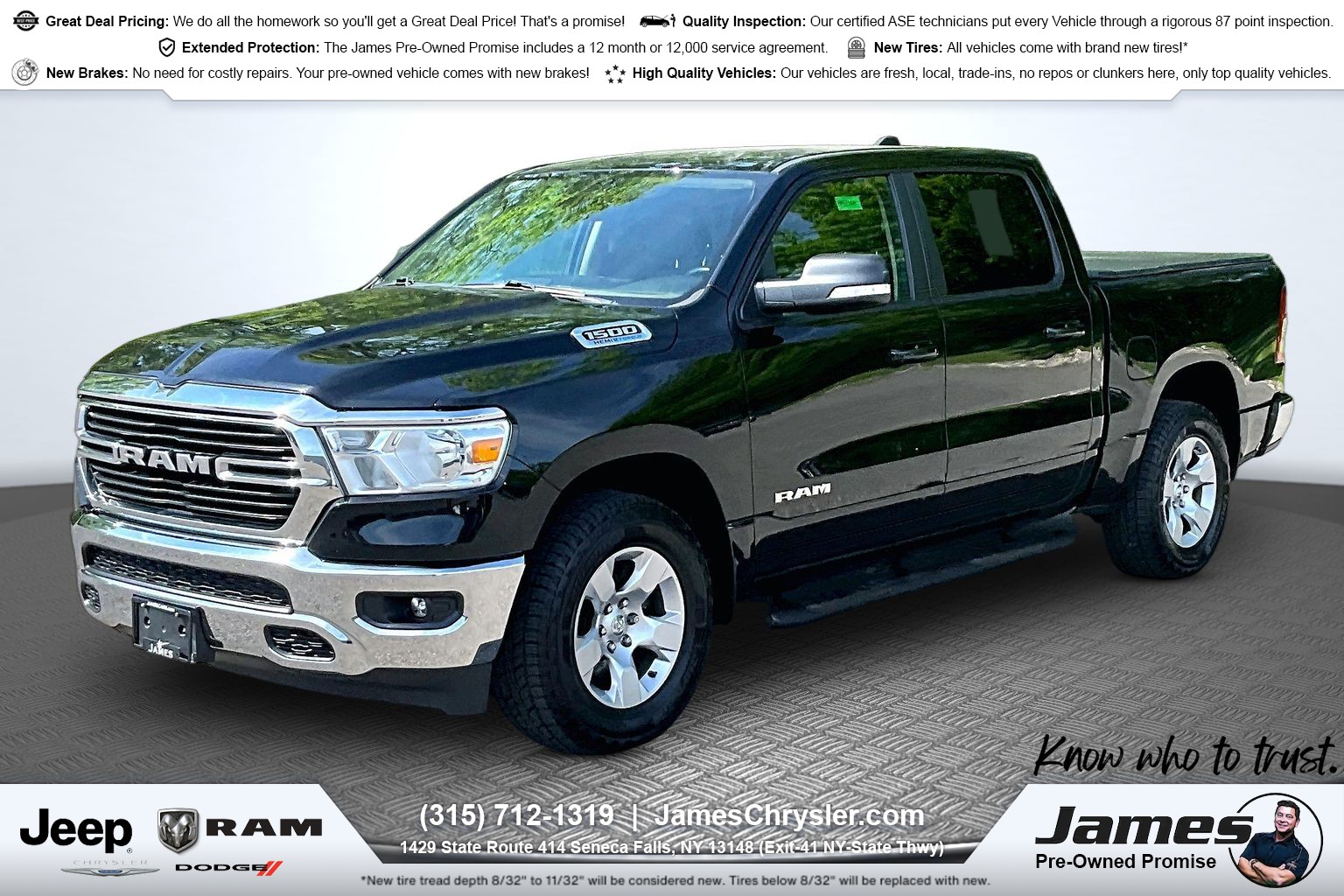 2021 RAM 1500 Big Horn/Lone Star 4x4 Crew Cab 5'7's photo