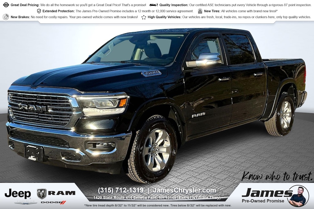 Used 2022 Ram 1500 Laramie Truck Crew Cab