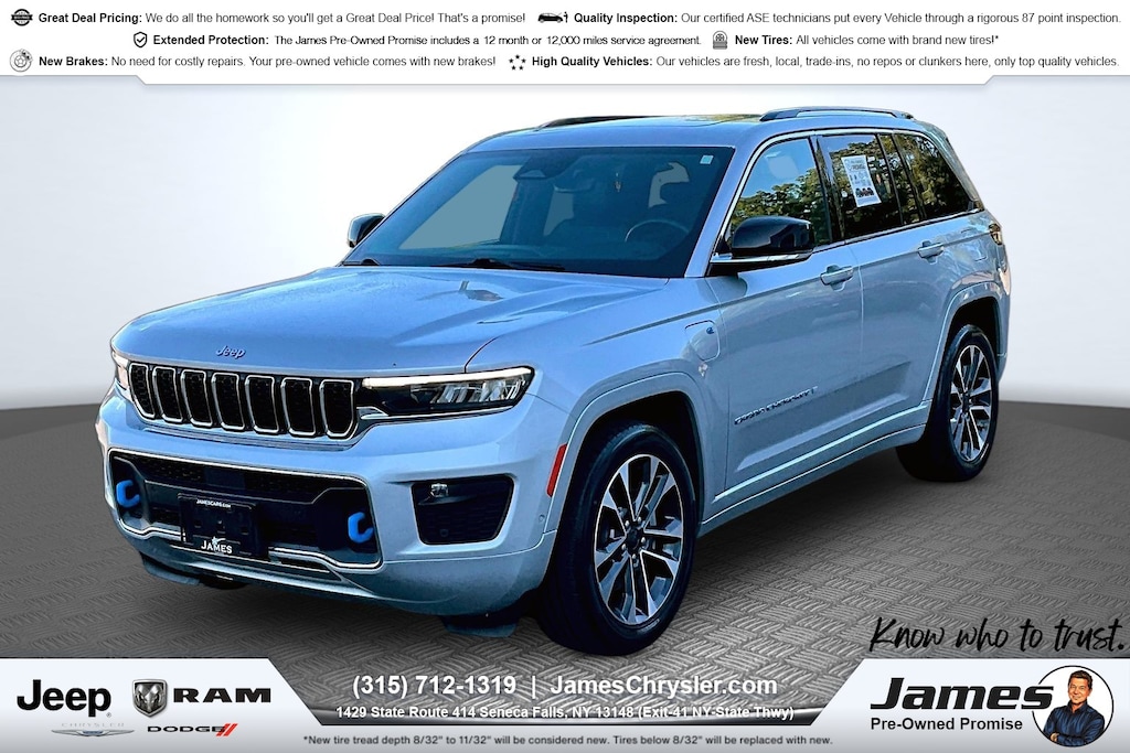 Used 2022 Jeep Grand Cherokee 4xe Overland SUV