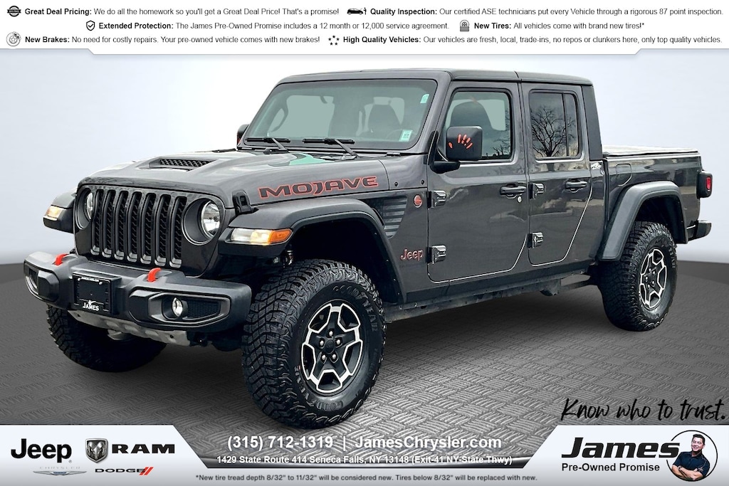 Used 2021 Jeep Gladiator Mojave Truck Crew Cab