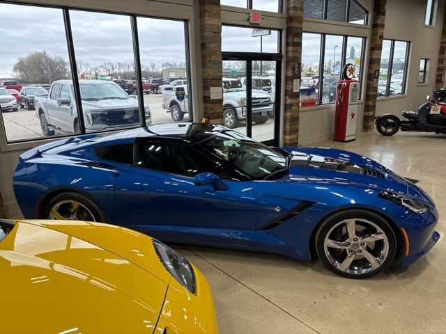 Used 2014 Chevrolet Corvette Z51 with VIN 1G1YL2D71E5300291 for sale in Finley, ND