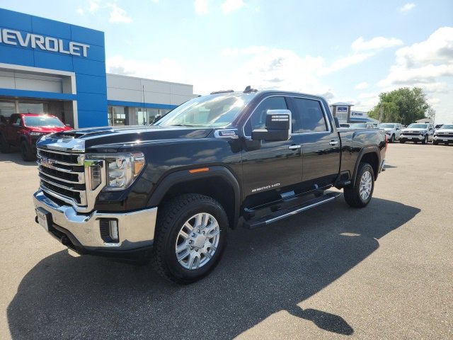 Used 2020 GMC Sierra 2500HD SLT with VIN 1GT49NEY1LF213334 for sale in Crookston, Minnesota