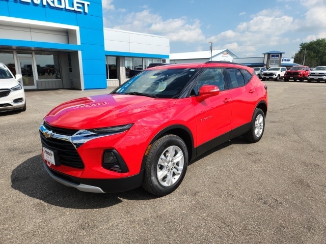 Used 2022 Chevrolet Blazer 2LT with VIN 3GNKBHR47NS134888 for sale in Finley, ND