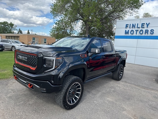 Used 2022 GMC Sierra 1500 AT4 with VIN 1GTPUEEL2NZ528371 for sale in Finley, ND