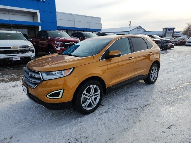 Used 2016 Ford Edge Titanium with VIN 2FMPK4K8XGBB13008 for sale in Crookston, Minnesota