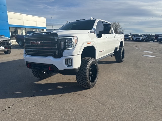 Used 2022 GMC Sierra 2500HD AT4 with VIN 1GT49PEY8NF144771 for sale in Crookston, Minnesota