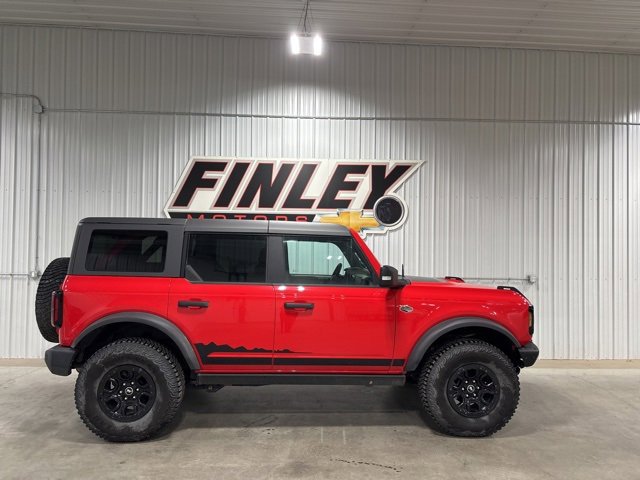 Used 2022 Ford Bronco 4-Door Wildtrak with VIN 1FMEE5DP9NLB07383 for sale in Crookston, Minnesota