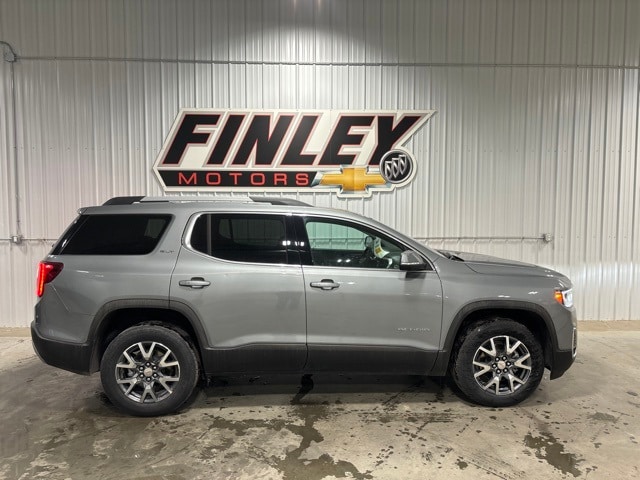 Used 2023 GMC Acadia SLT with VIN 1GKKNUL43PZ149934 for sale in Crookston, Minnesota