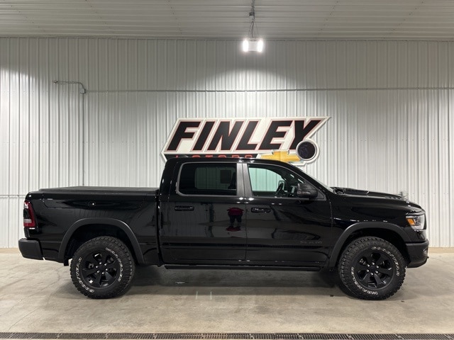 Used 2023 RAM Ram 1500 Pickup Rebel with VIN 1C6SRFLT9PN599959 for sale in Finley, ND