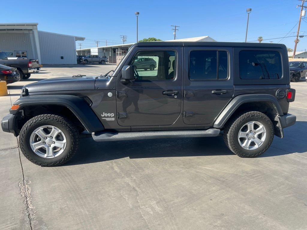 Used 2018 Jeep All-New Wrangler Unlimited Sport S with VIN 1C4HJXDN3JW294913 for sale in Blythe, CA
