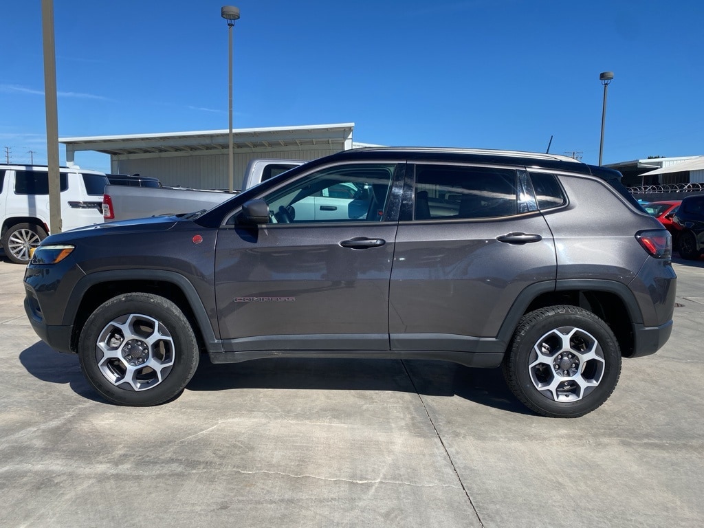 Used 2022 Jeep Compass Trailhawk with VIN 3C4NJDDB3NT132332 for sale in Blythe, CA