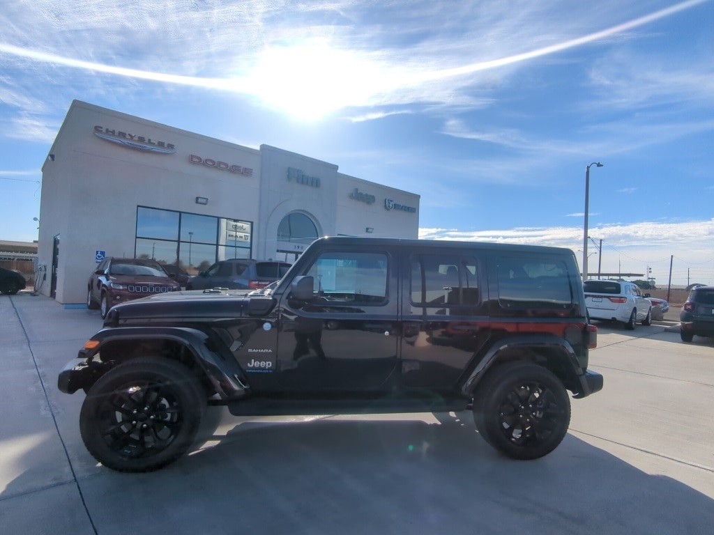 Used 2023 Jeep Wrangler 4xe Sahara 4XE with VIN 1C4JJXP61PW513494 for sale in Blythe, CA