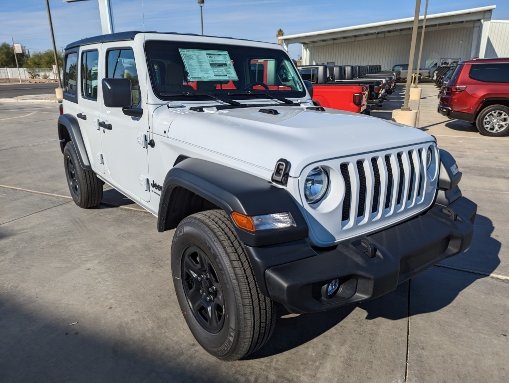 Used 2023 Jeep Wrangler 4-Door Sport with VIN 1C4HJXDM7PW531273 for sale in Blythe, CA