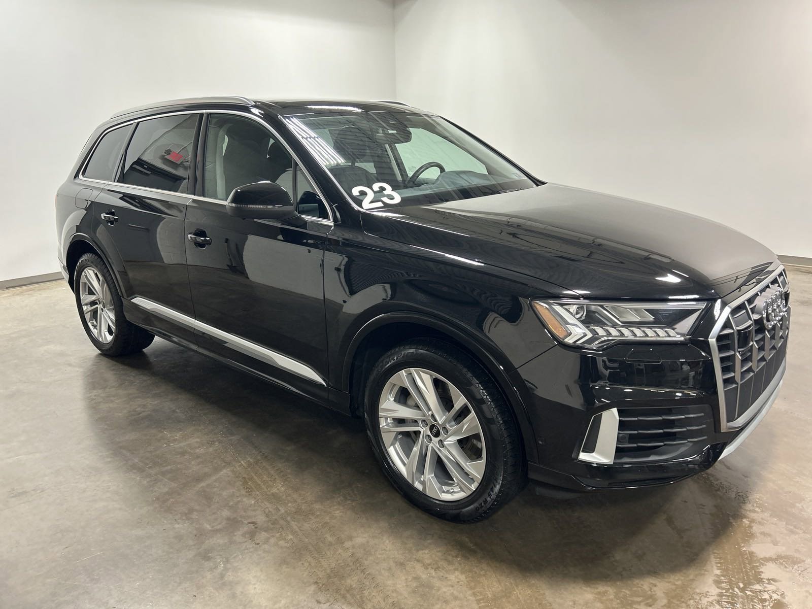 Certified 2023 Audi Q7 Premium Plus with VIN WA1LXBF75PD011114 for sale in Hollidaysburg, PA