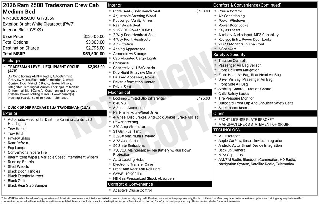 2026 RAM 2500 Tradesman - Photo 4