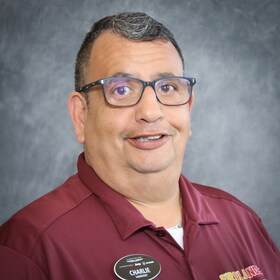 Staff member Charlie Greenberg from e1b685197e55