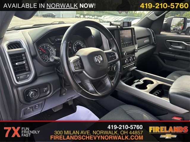 Used 2021 RAM Ram 1500 Pickup Big Horn/Lone Star with VIN 1C6SRFFT2MN566616 for sale in Vermilion, OH
