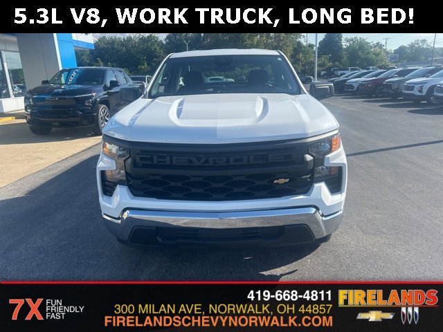 Certified 2023 Chevrolet Silverado 1500 Work Truck with VIN 3GCNAAED4PG293945 for sale in Norwalk, OH