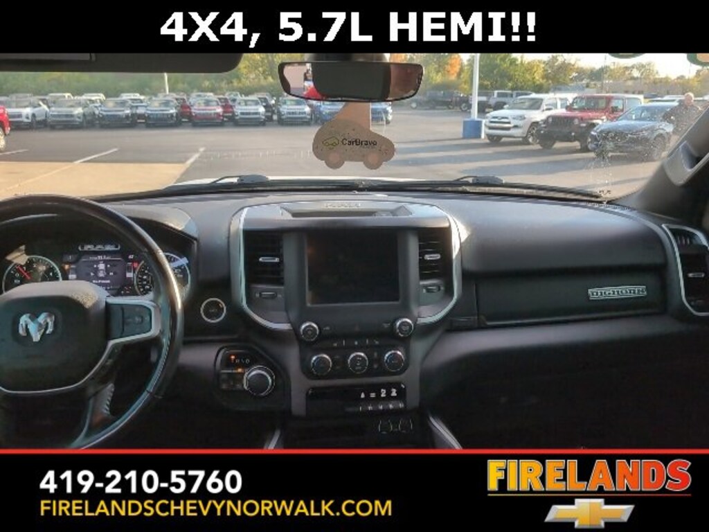 Used 2022 Ram 1500 Big Horn Crew Cab 4x4 64 Box Truck